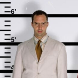 Tony Hale as Buster Bluth's mugshot